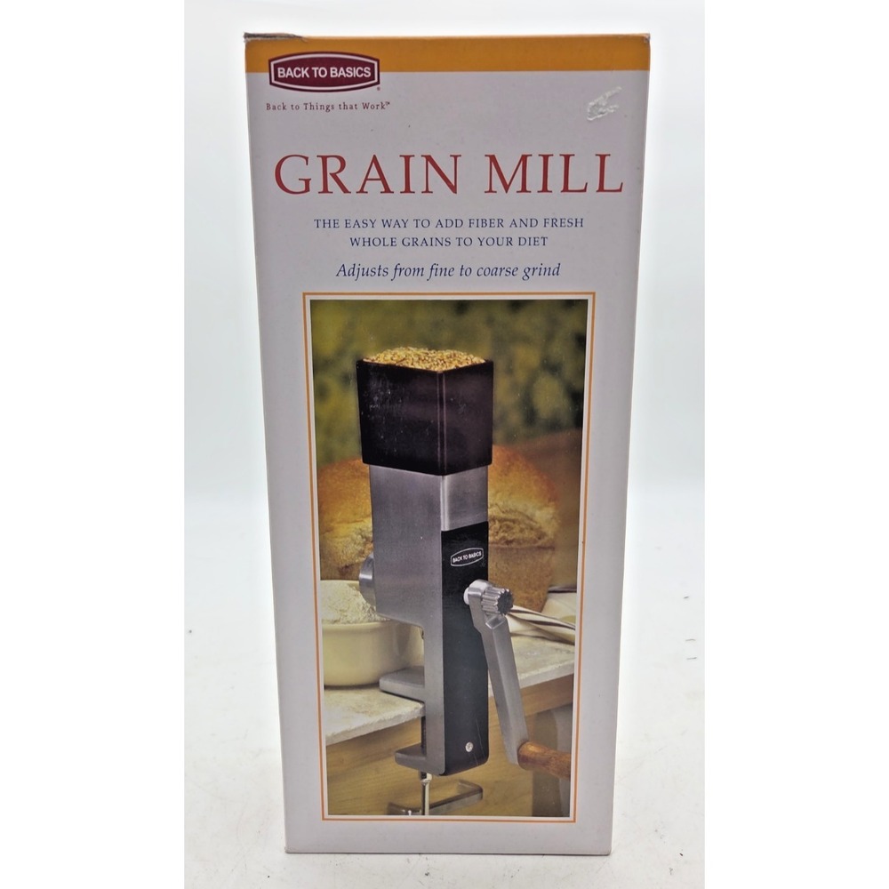 Back to Basics Grain Mill # 555 - Used Complete - TESTED WORKS SEE NOTES